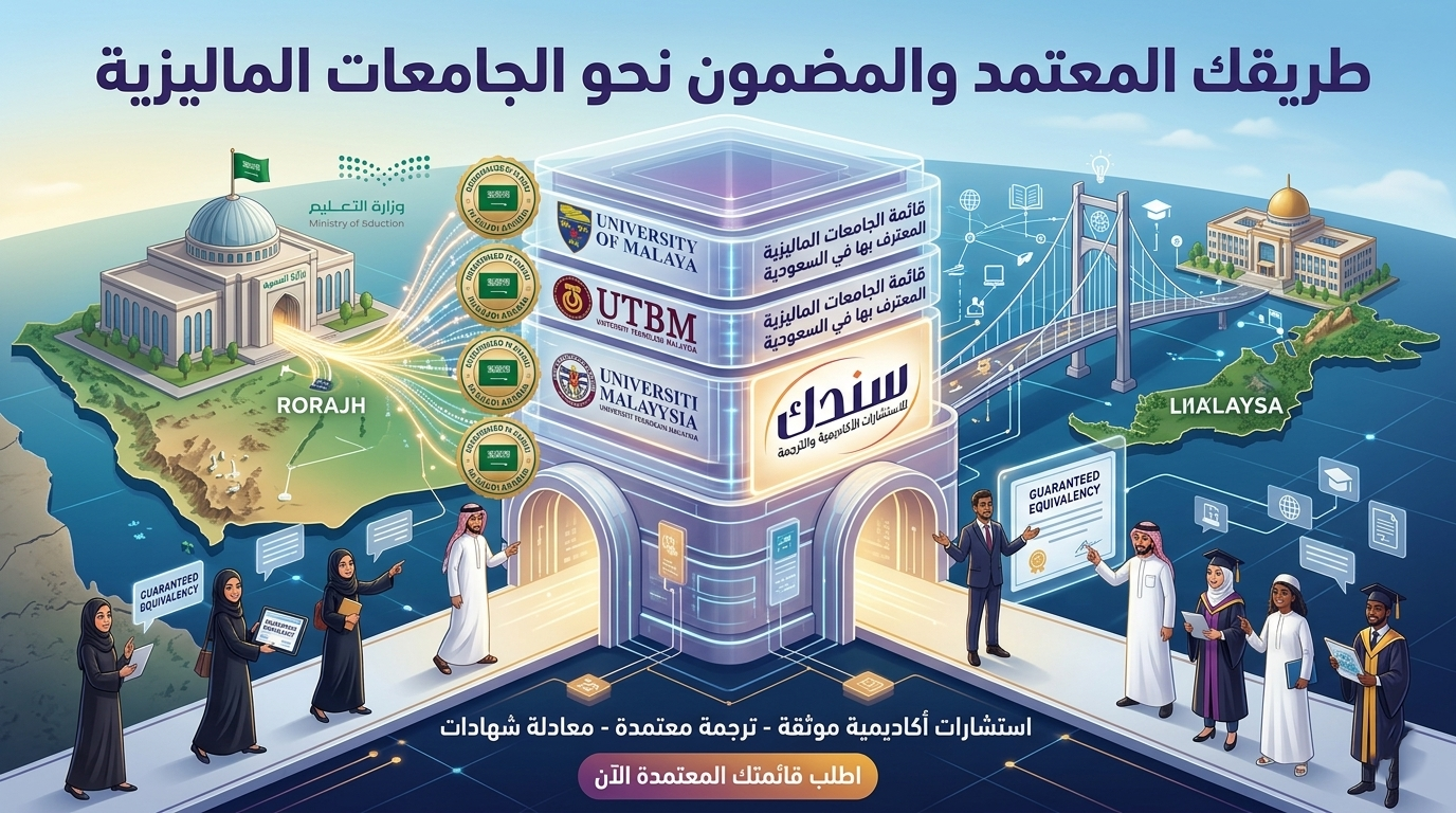 كيف تساعدك شركة سندك في اختيار جامعة ماليزية معترف بها وتحقيق قبول أكاديمي آمن؟
